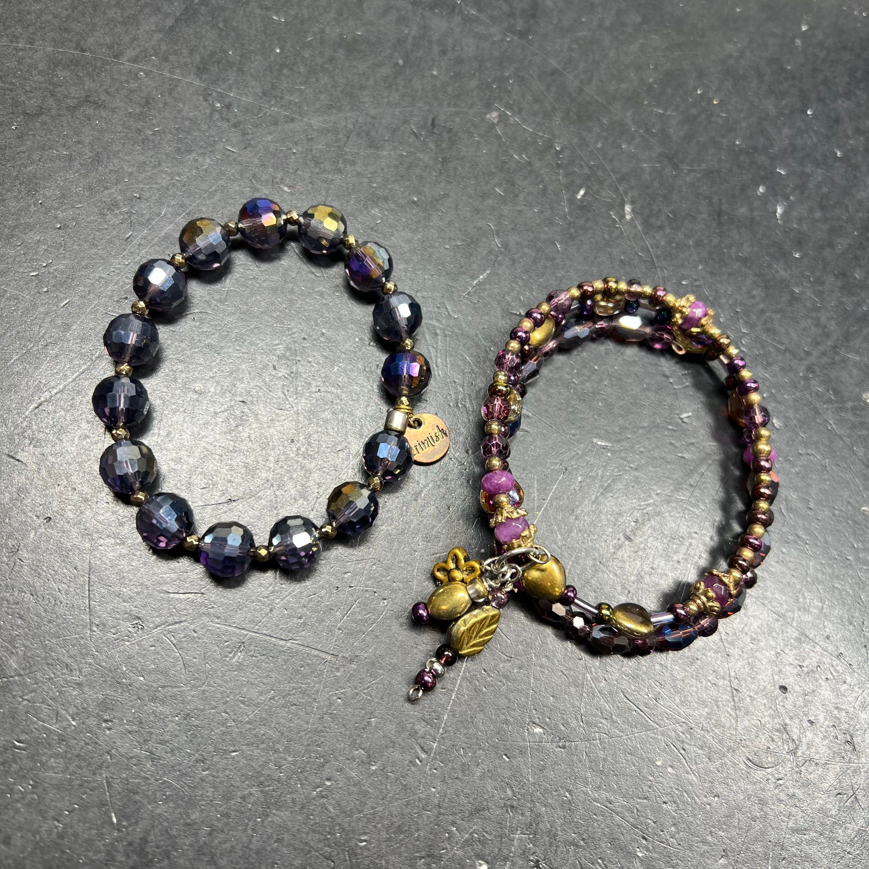 Purple Costume Jewelry Lot