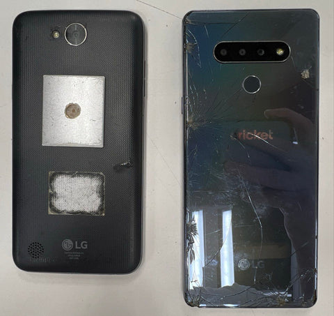 Smartphone Lot 12 Pieces Samsung LG Motorola Pixel BLU For Parts Only As-Is