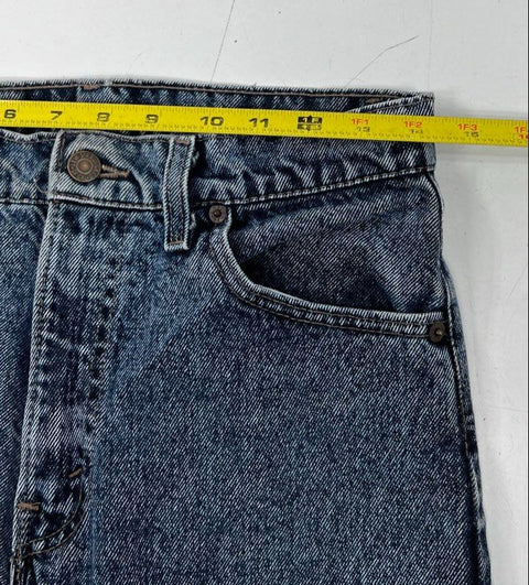 Vintage 90s Levis 550 Acid Wash Blue Relaxed Fit Tapered Jeans Mens 30x30