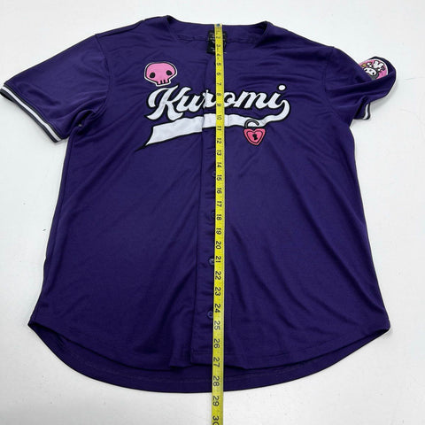 Sanrio Women's Kuromi Baseball Jersey Purple Character Sz M