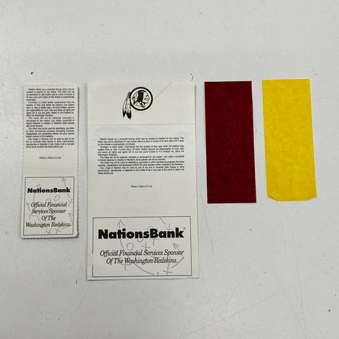 NFL Football Ticket Lot Washington Redskins 1997 Inaugural Game 2 Tickets