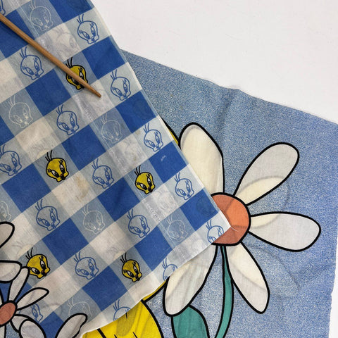 Vintage Character Pillowcase Lot Star Wars Disney Tweety Bird 3 Pieces 1970s-90s