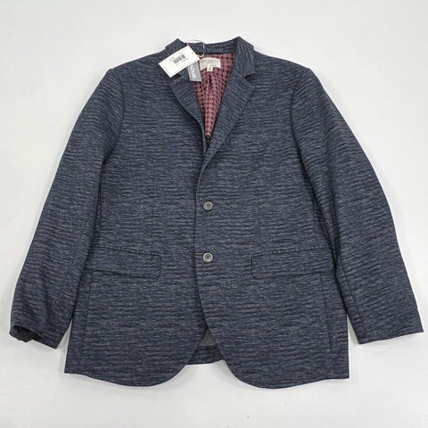 Con.Struct NWT Men's Slim Fit Knit Blazer Navy Sport Coat Sz 44L