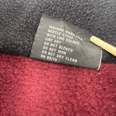 Vintage 2004 Harvard Business School HBS Fleece Quarter Zip Charles River Sz XL