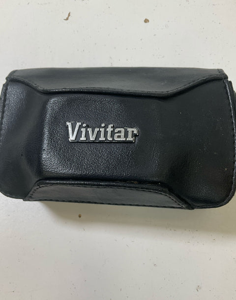 Vivitar 35EF Rangefinder Point & Shoot 35MM Camera w Case UNTESTED