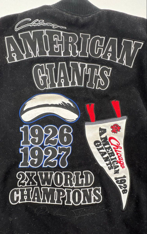 Headgear Classics Men's Negro League Chicago American Giants Varsity Jacket XL