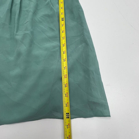 NWT Gianni Bini Women's Layla Dress Sage Green Flutter Sleeve A-Line Mini Sz L