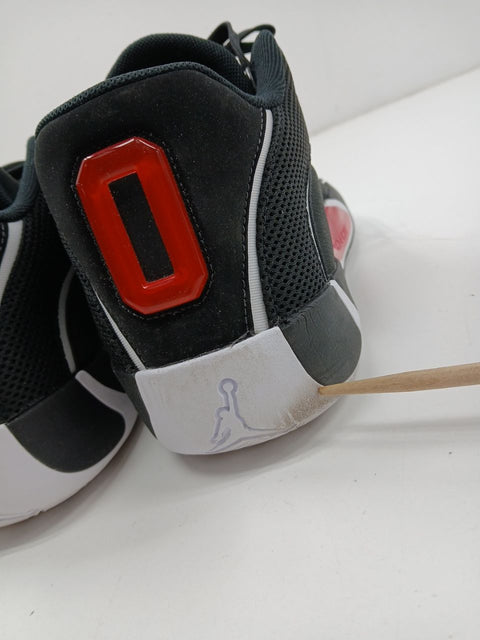 Nike Jordan Tatum 2 Black White University Red Basketball Shoes Size 15
