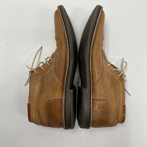 Steve Madden Hestonn Tan Brown Leather Chukka Desert Boots Mens Size 11