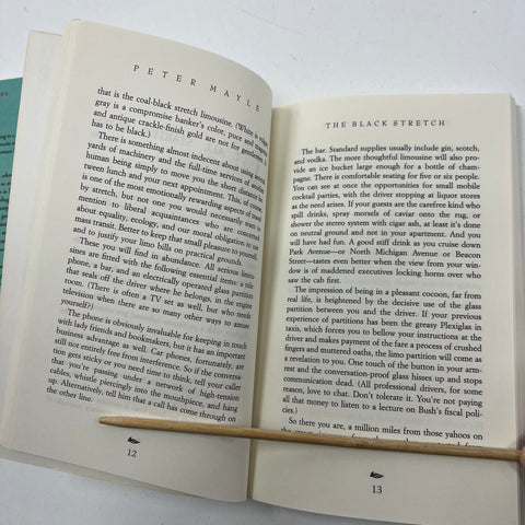 Peter Mayle Signed Book Lot Toujours Provence & Acquired Tastes Autographed 1996