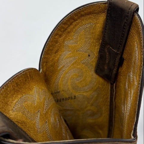 Justin 2252 Brown Distressed Leather Western Cowboy Boots Men's Size 10D