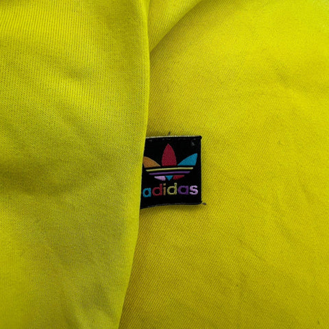 Adidas Men's Yellow Hu Holi Knit Tee T-Shirt Size M CW9102