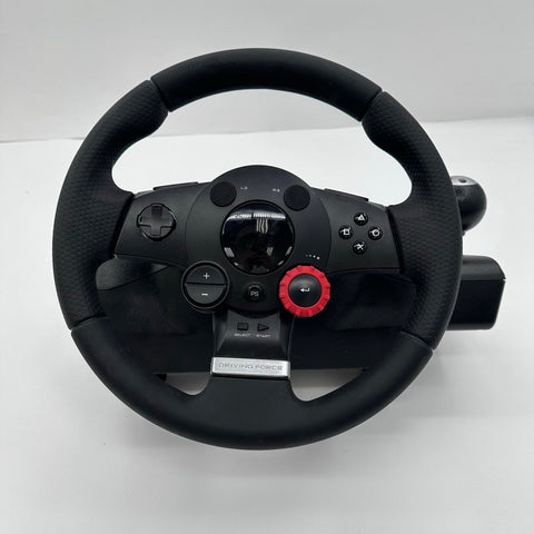 Logitech Driving Force GT Steering Wheel Pedals Sony PS3 PC Racing Controller