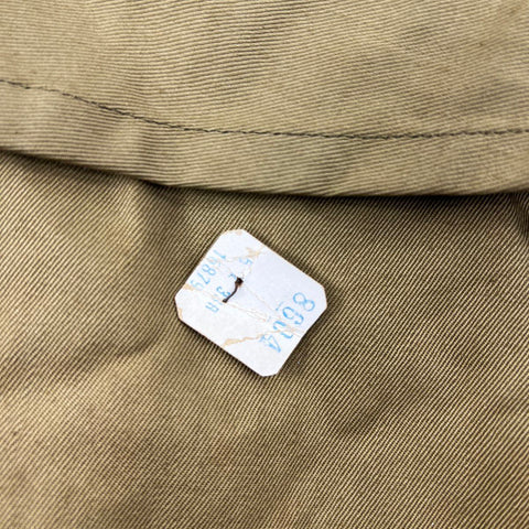 Vintage 1940s US Army Wool 4-Pocket Service Coat Tunic Brass Buttons Sz 38R