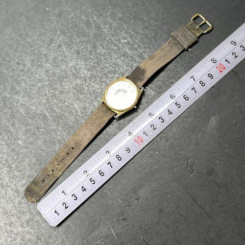 Vintage Elgin Galaxie AFL-CIO Union Gold Tone Quartz Watch New Battery