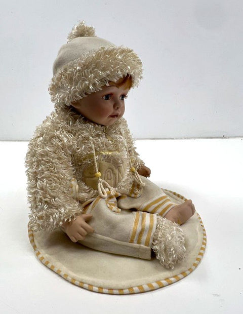 Goldenvale Artists Jasper Collectible Porcelain Doll 16 Inch With COA and Mat