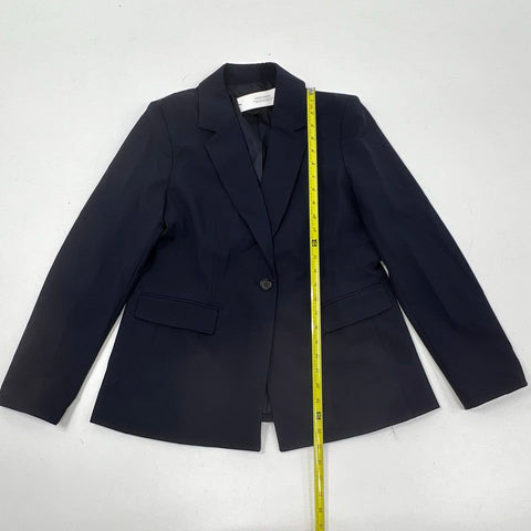 Banana Republic Women's Navy Sculpted Stretch Single Button Blazer Sz 10 NWT
