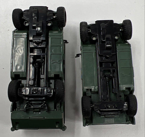 U.S. Army Humvee Military Vehicle Toy Lot 4 Piece Camouflage Mixed Variants