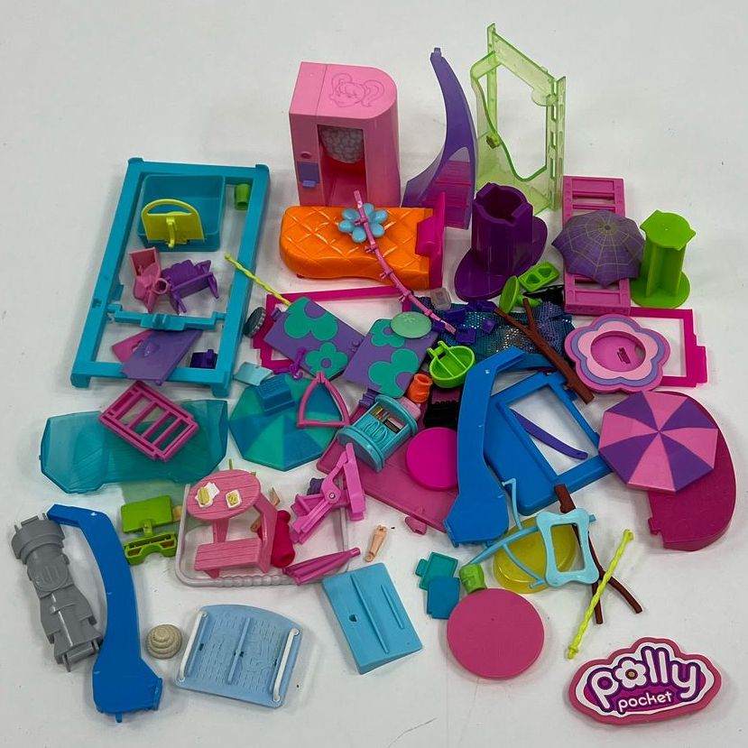 Vintage Children's Toys Polly Pocket Assorted Accessories & Pieces Lot
