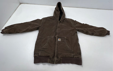 Vintage 90s Carhartt Quilt-Lined Duck Active Jacket Brown Sz XL (18-20)