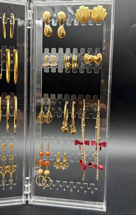 Fashion Jewelry Lot 26 Pairs Gold Tone Earrings Sugarfix by Baublebar Hoops