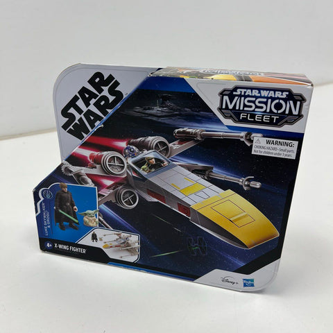 2022 Hasbro Star Wars Mission Fleet Luke Skywalker Grogu X-Wing Fighter