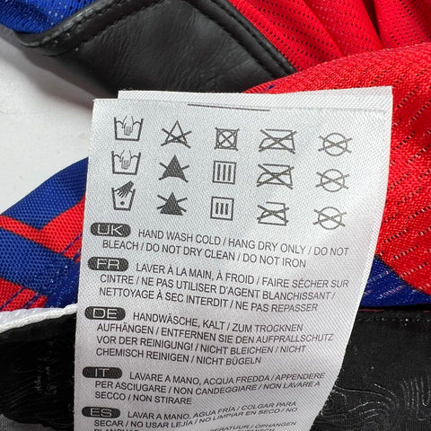 Moose Racing Men's Sahara Rebel Motocross MX Pants Red White Blue Vented Size 34