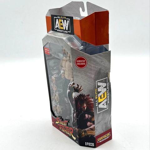 AEW Wrestling Figure Lot MJF Kenny Omega Akuma Britt Baker 3 Figures With Boxes