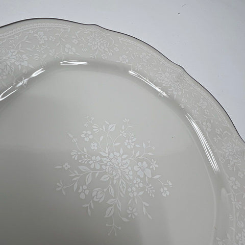 Noritake Chandon Platinum 10pc Dinnerware Set Service for 2 Ivory China