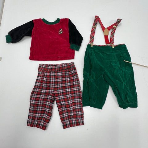 Vintage 80s 90s Kids Baby Clothes Lot of 6 Velour Graphic Tee Distressed