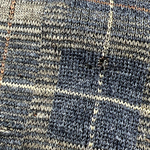 Vintage 90s Jos A Bank Brown Plaid Merino Wool Sweater Men's XL NWT