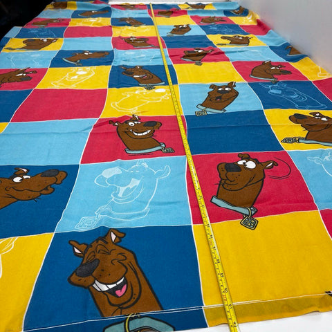 Vintage Scooby Doo Sheet Set Dan River Twin Size 3 Piece 1999 Hanna-Barbera