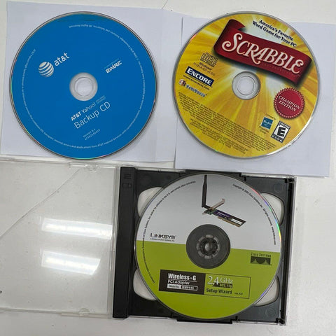 Bejeweled Scrabble Jeopardy PC CD-ROM Game & Software 11 Disc Lot