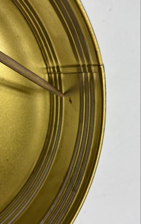 Vintage Guildcraft Dexter Round Metal Tin LeeWards Exclusive Gold Fleck Cream