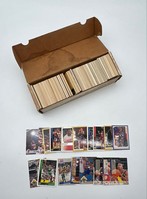 Sports Card Lot 1990s Basketball Football Skybox Upper Deck Approx 500 See