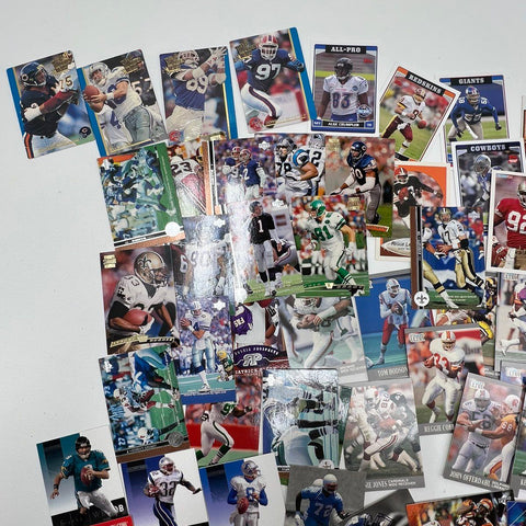 Troy Polamalu Rookie + 150+ NFL Football Card Lot 90s 2000s Topps Fleer UD