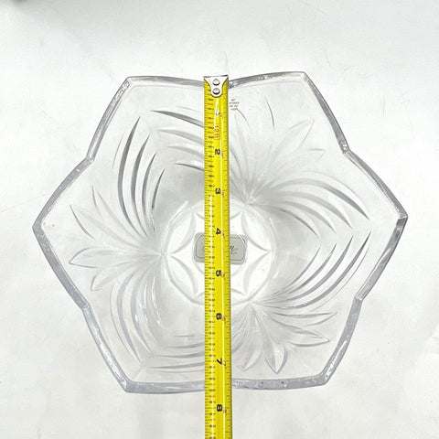 Gorham Elena Crystal Small Bowl 8.5 Inch Round With Original Box