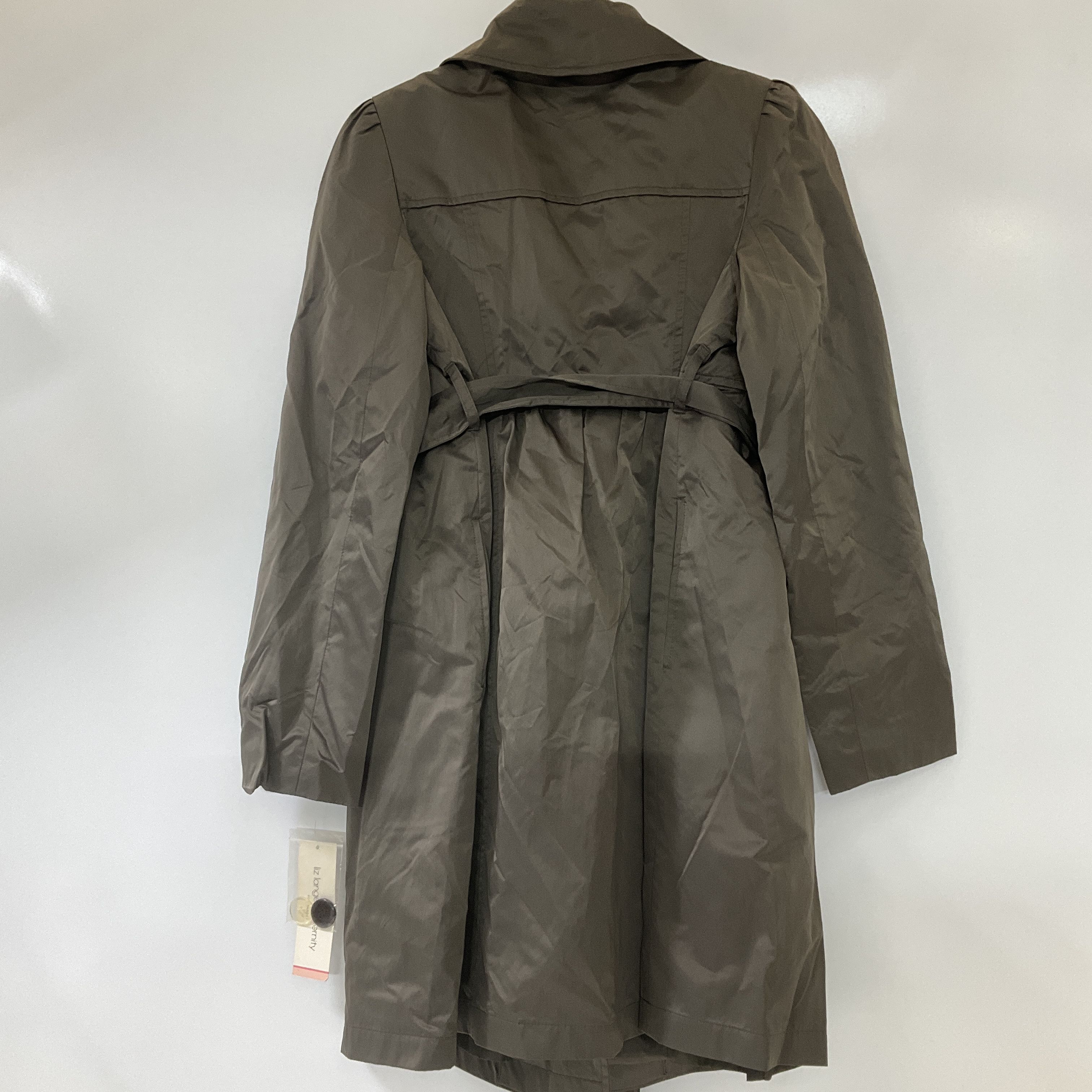 Liz Lange Maternity for Target Women's Olive Green Trench Coat Size XS NWT