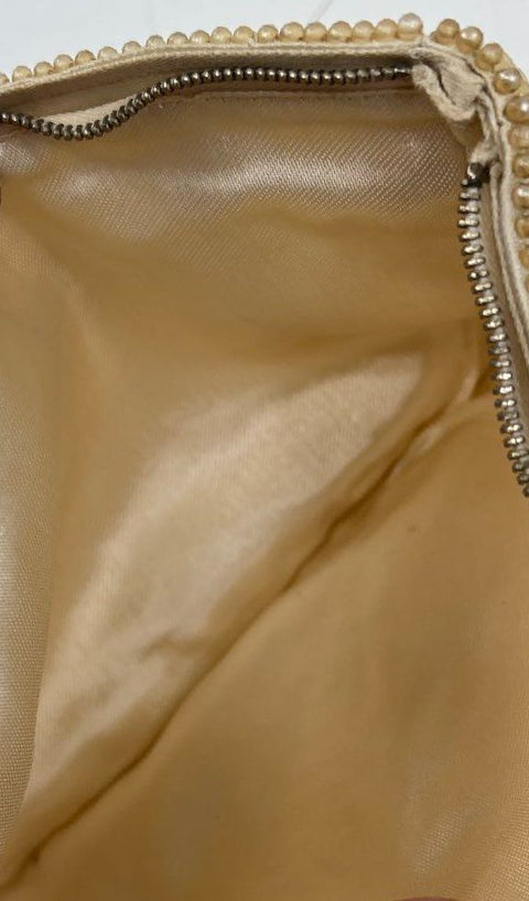 Vintage Mid Century Beaded Sequin Satin Evening Clutch Handbag Lot of 4