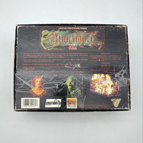 Nightmare III Anne de Chantraine Witch VHS Video Board Game Sequel Not Tested