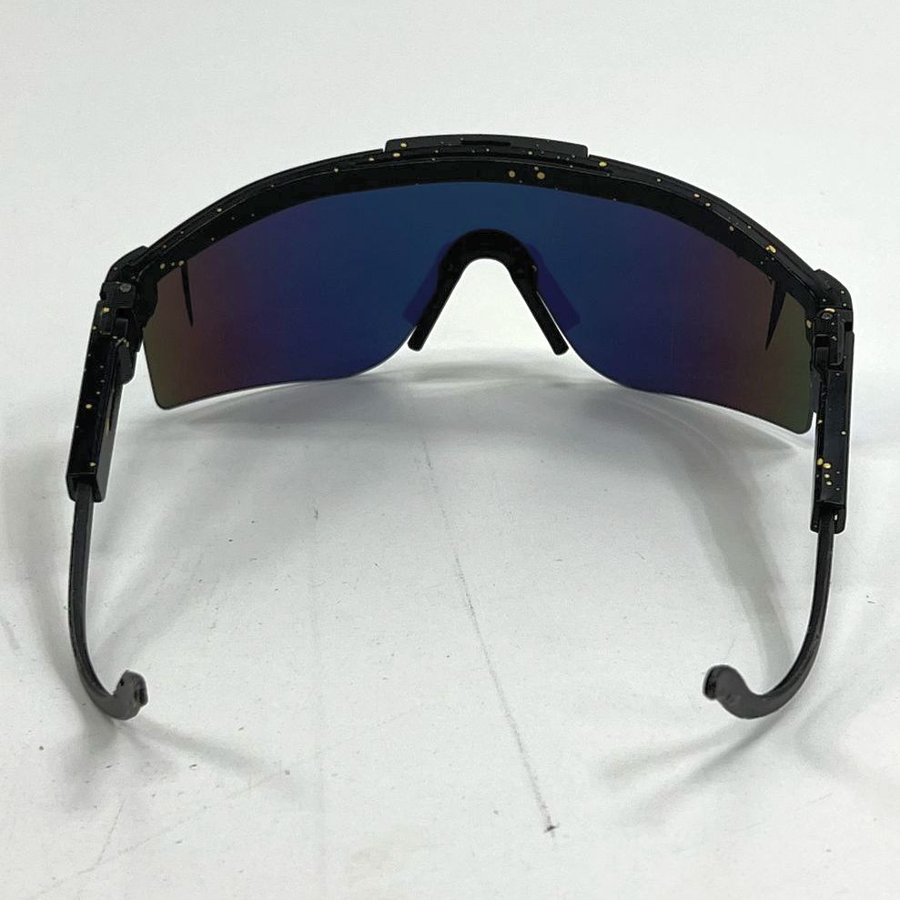 Men's Pit Viper Black Polarized "The Monster Bull" Double Wide Sunglasses *READ