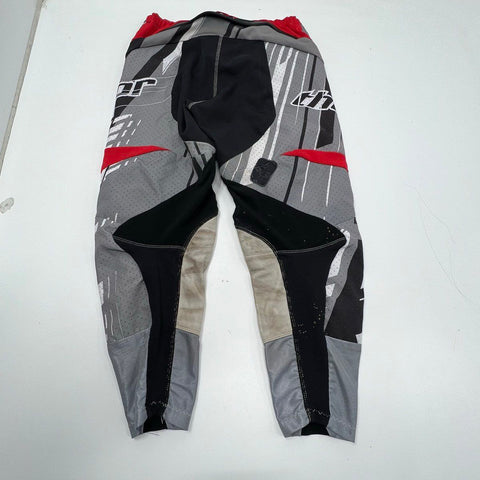 Thor Mens Flux Semi Vented Motocross Pants Black Red Graphic Dirt Bike MX Sz 28