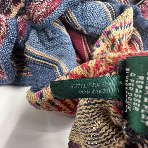 Vintage 90s Y2K Lauren Ralph Lauren Southwestern Aztec Stripe Knit Top