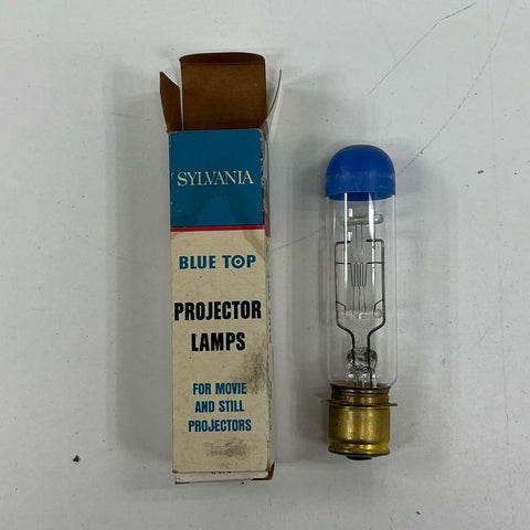 IOB Vintage Sylvania Movie & Still Projector Lamp Bulb Blue Top 300w Light Bulb
