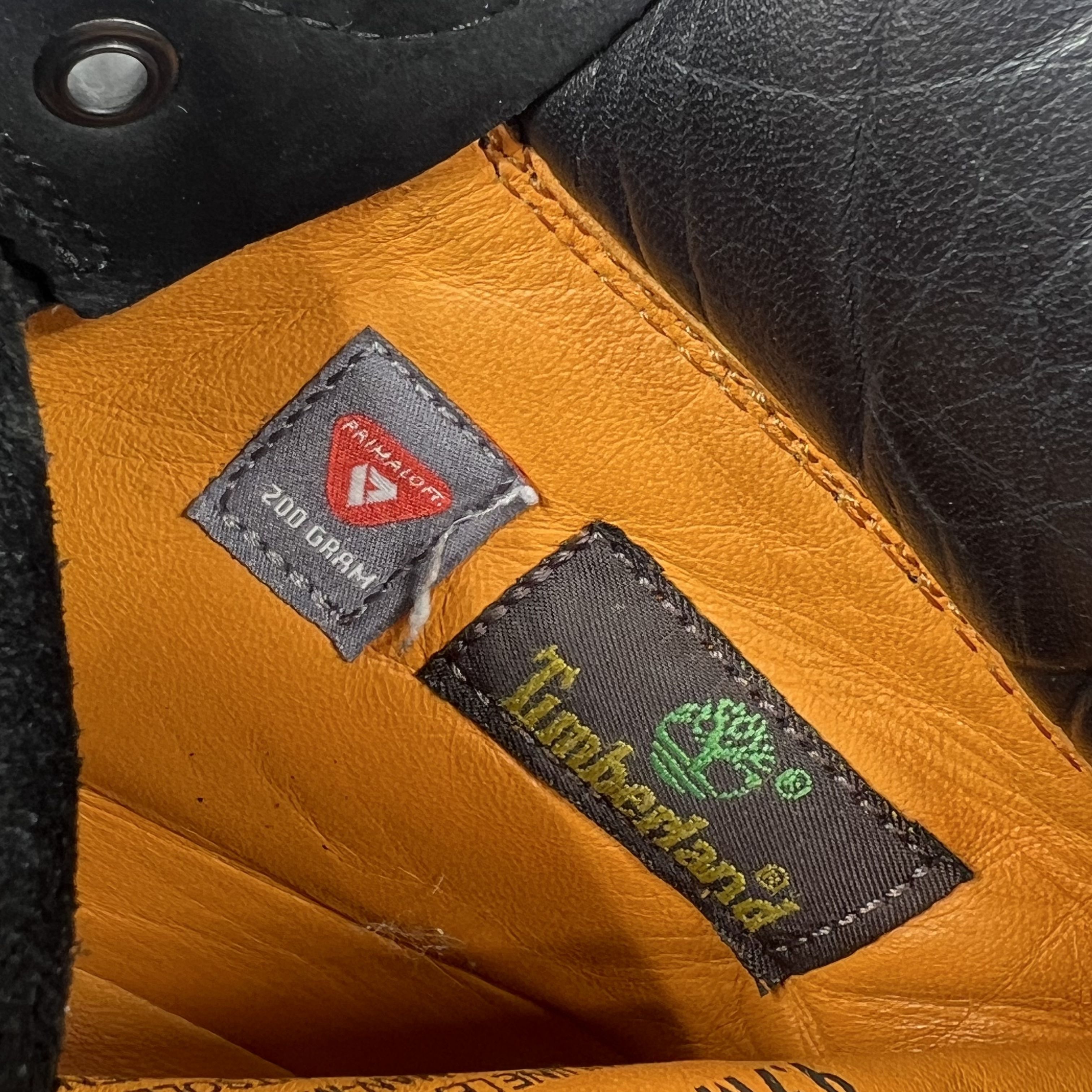 Timberland 6-Inch Premium Boots Black Nubuck PrimaLoft Waterproof Womens 9.5