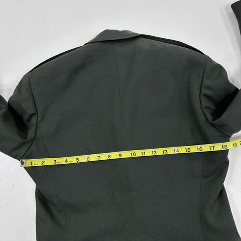 Vintage US Army Dress Jacket SHAEF Patch Technician Rank Uniform Sz 36 Long