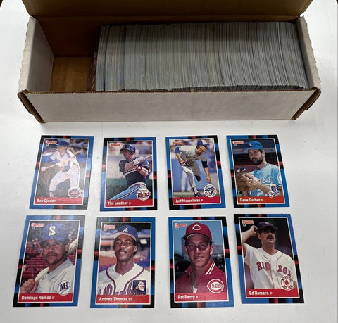 Baseball Card Lot Late 1980s-Early 1990s Donruss Leaf 3 Boxes See Photos