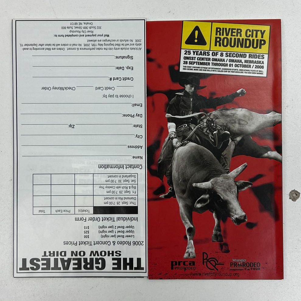 Vintage River City Rodeo Roundup Lot 1988-2006 Programs Primer Newspaper