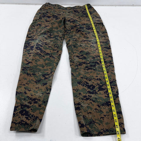 USMC Men's Woodland MARPAT Camo MCCUU Military Cargo Pants Large Long