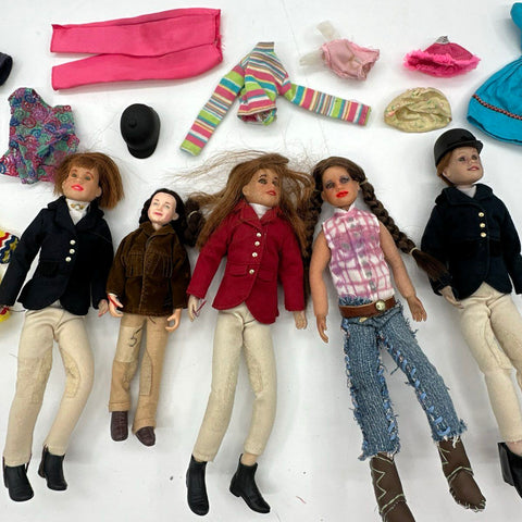 Only Hearts Club Doll Lot 5 Dolls Clothing Accessories Equestrian Theme